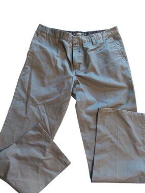 Rip Curl Mens Chino Pants Size 36 Slim Fit Khaki Casual Cotton Blend 1512